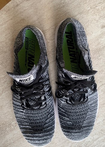 NİKE RUNNING Gri Örgü erkek Spor Ayakkabı - Görsel 3