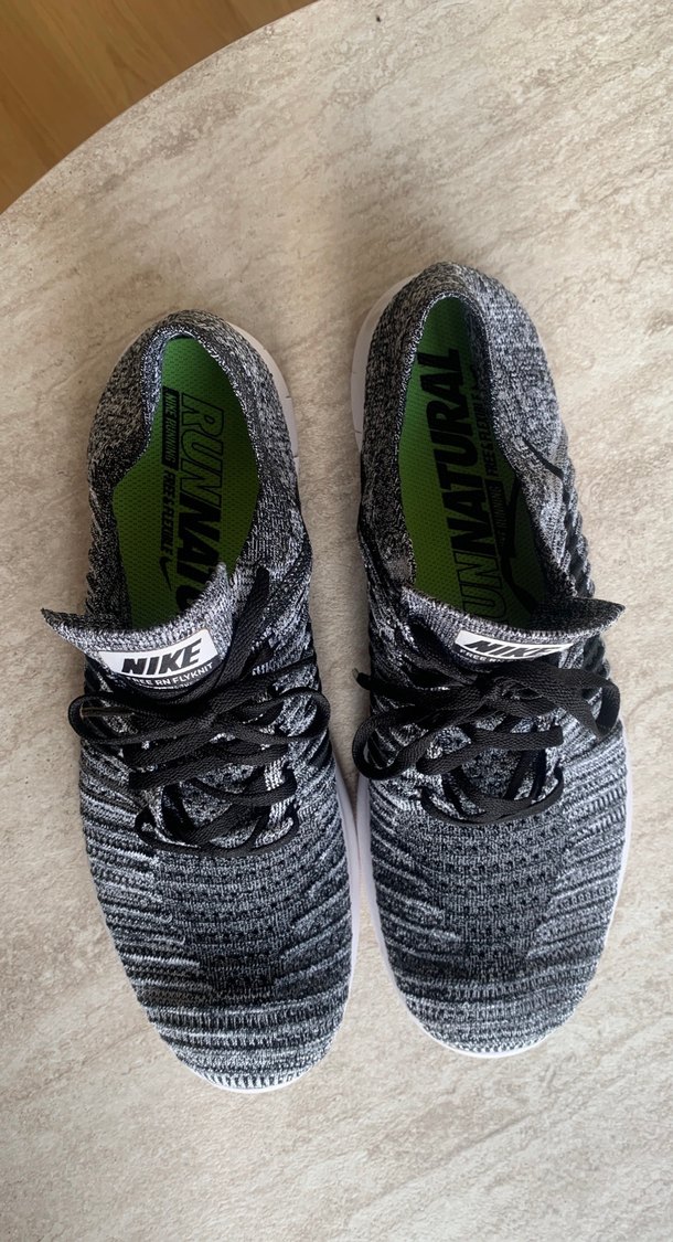 NİKE RUNNING Gri Örgü erkek Spor Ayakkabı - Görsel 3