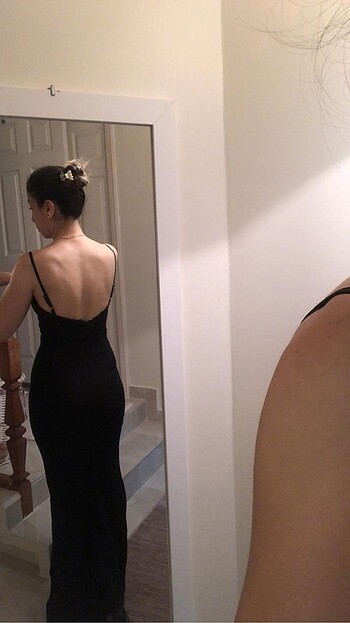 s Beden siyah Renk Balik model elbise