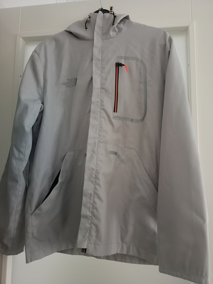 Gri Erkek Yağmurluk Fermuarlı Kapüşonlu - Görsel 3