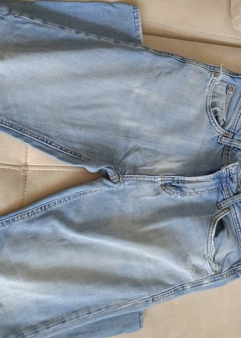 Mavi Pastel Normal Kesim Erkek Kot Pantolon - Görsel 2