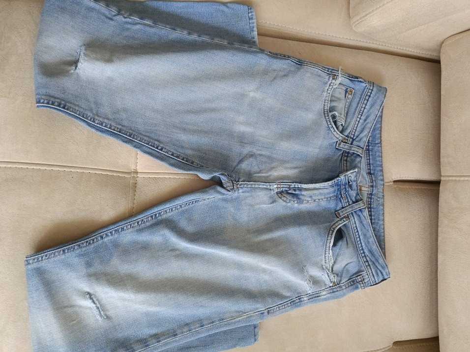 Mavi Pastel Normal Kesim Erkek Kot Pantolon - Görsel 2