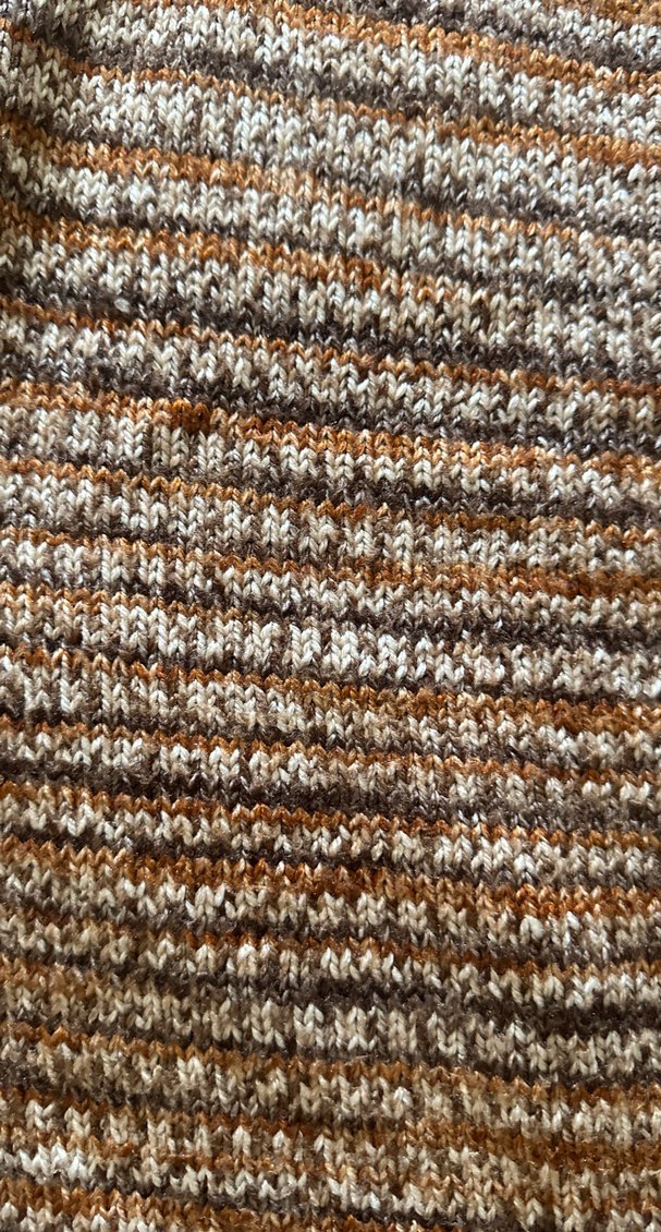 Bohem Tarzı Kahverengi Örgü Süveter - Görsel 3