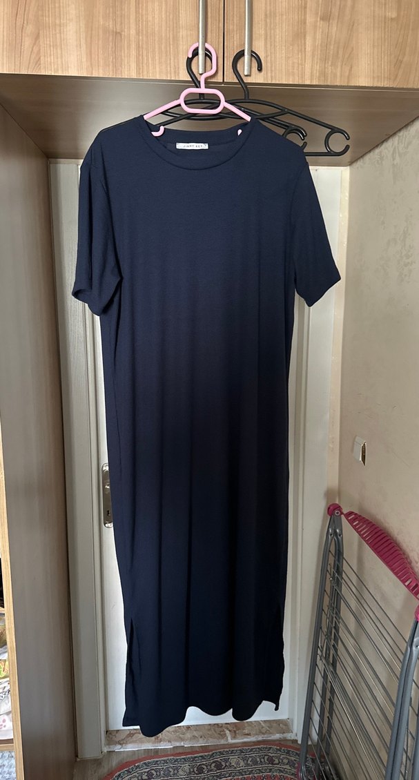 Siyah Midi Kadın Elbise - Görsel 2