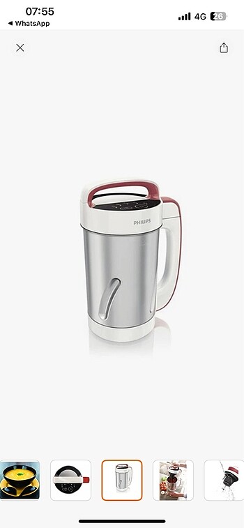 Philips çorba yapma makinesi