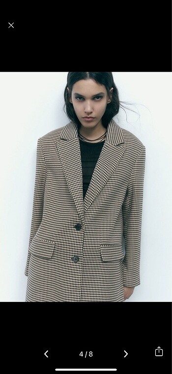 m Beden Zara blazer