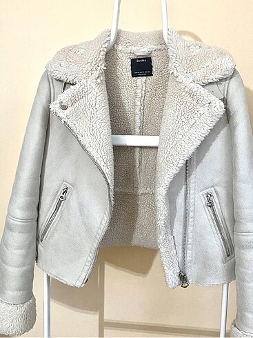 Bershka Bershka içi kürk mont