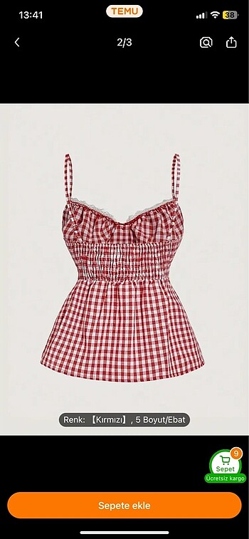 Urban Outfitters Ekoseli bluz