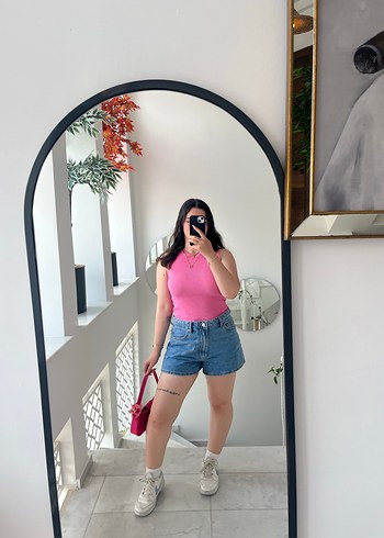 Bershka Mini Kot Şort