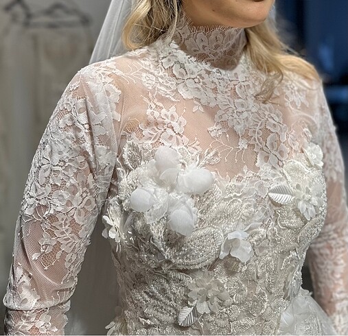 Tasarım Dantel Gelinlik - Görsel 9