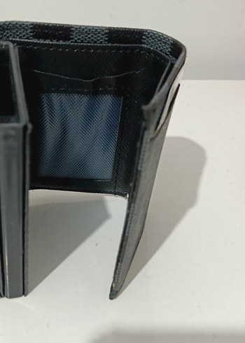 Erkek Siyah Kareli Cüzdan - Görsel 3