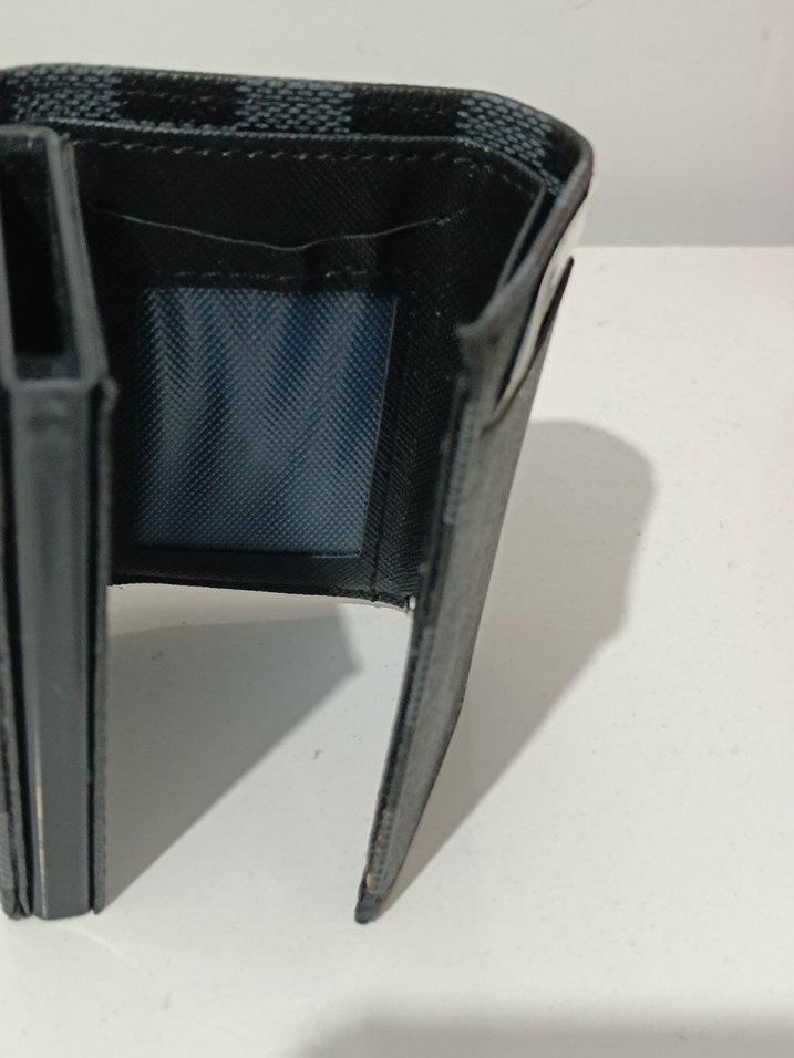 Erkek Siyah Kareli Cüzdan - Görsel 3