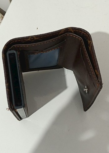 Kahverengi Deri Kadın Cüzdan - Görsel 3