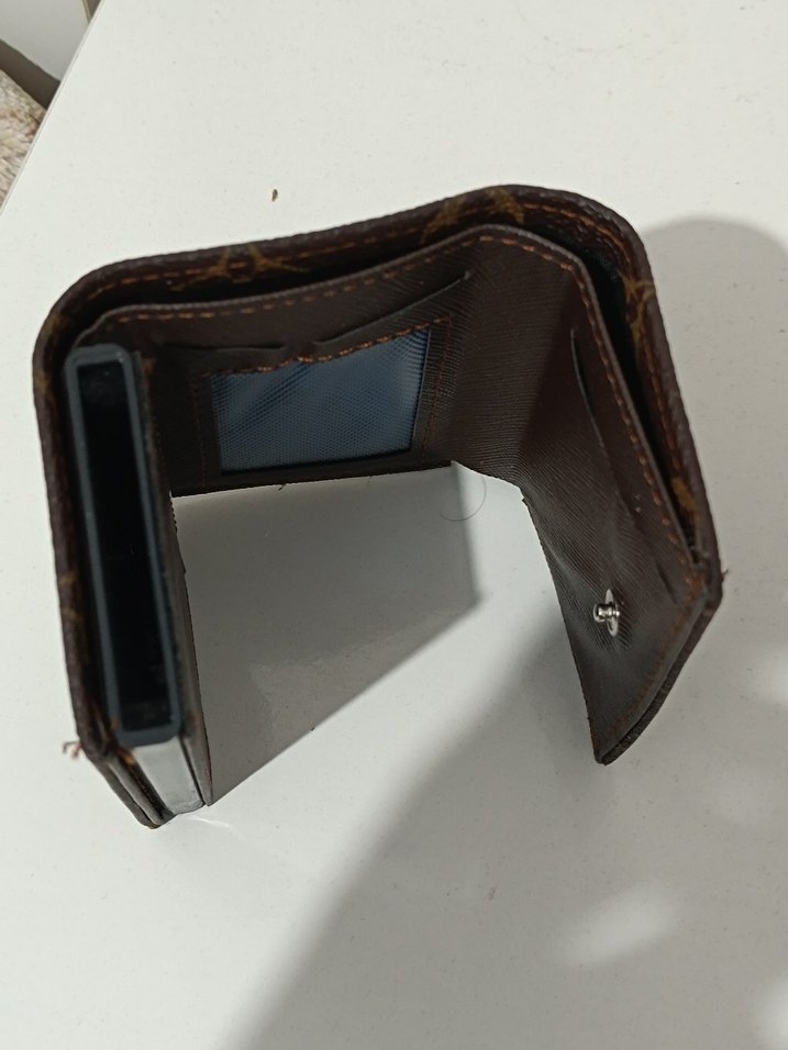 Kahverengi Deri Kadın Cüzdan - Görsel 3