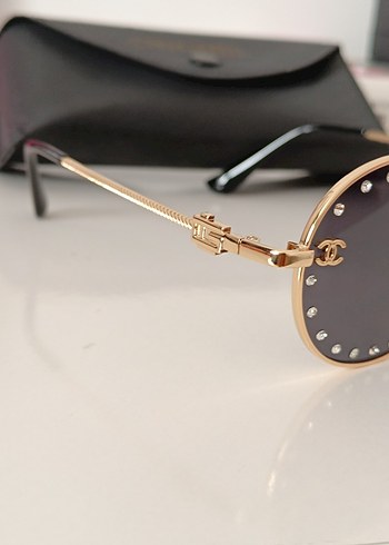  Beden Chanel Parlak Gold Kadın Güneş Gözlüğü