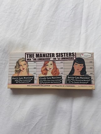 The Manizer sisters yüz paleti