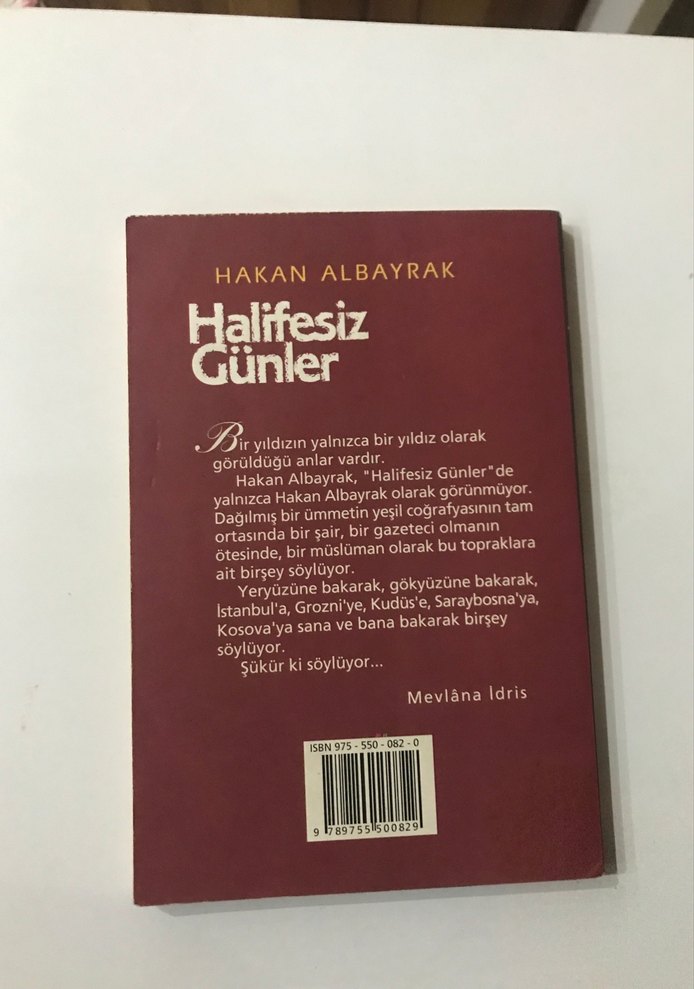 Halifesiz Günler - Hakan Albayrak - Görsel 2