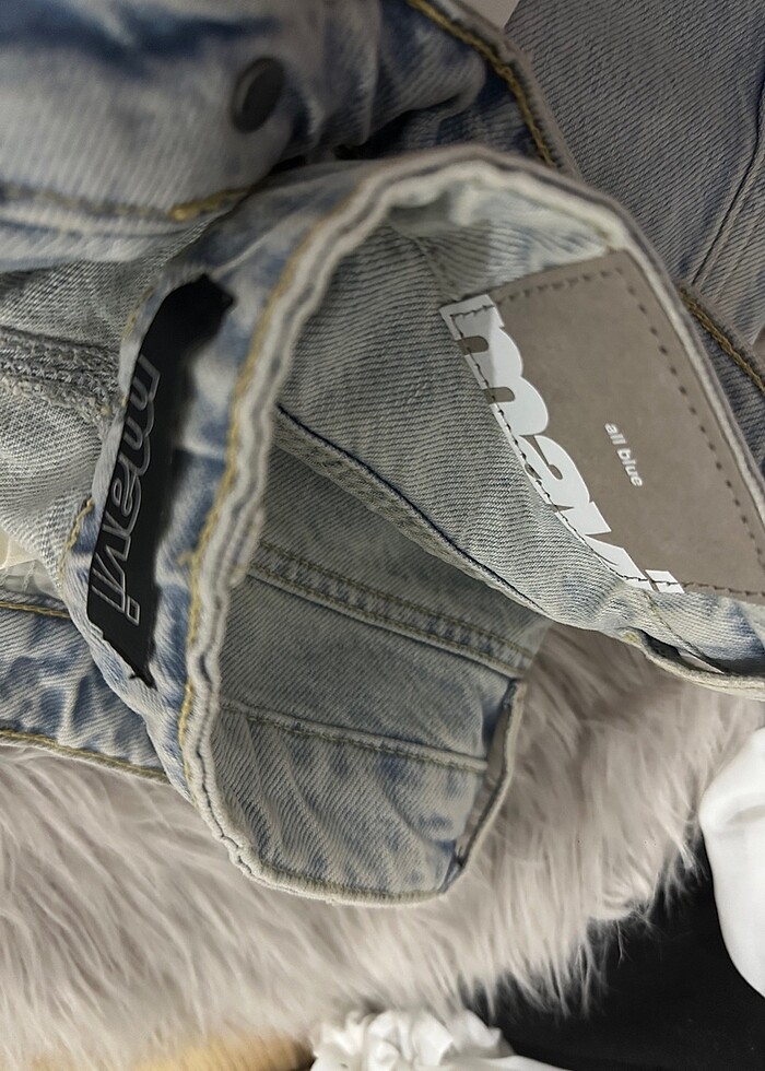 Mavi etiketli baggy jeans - Görsel 2