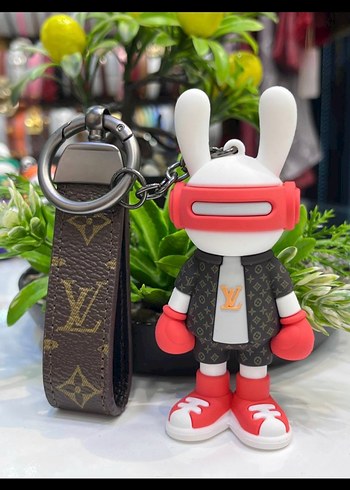 Kahverengi Tokalı Sokak Stili Anahtarlık - Görsel 2