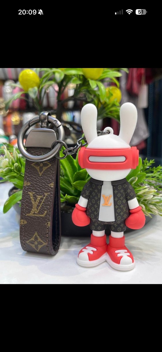 Kahverengi Tokalı Sokak Stili Anahtarlık - Görsel 2