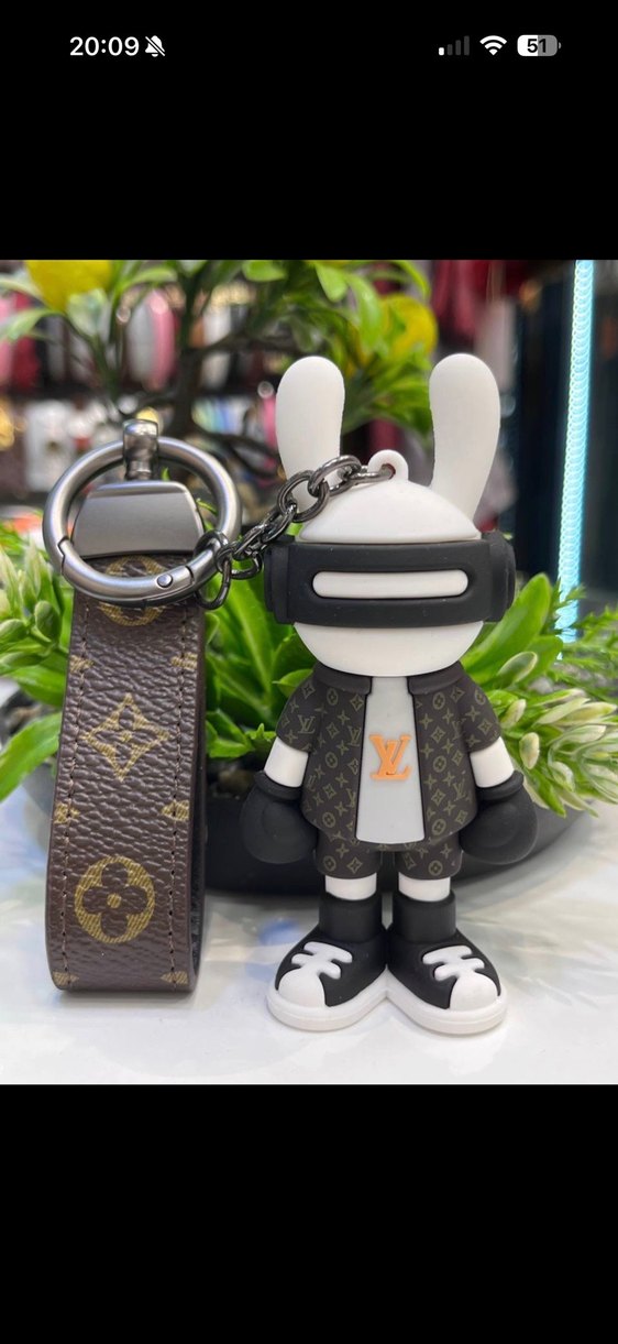 Kahverengi Tokalı Sokak Stili Anahtarlık - Görsel 3