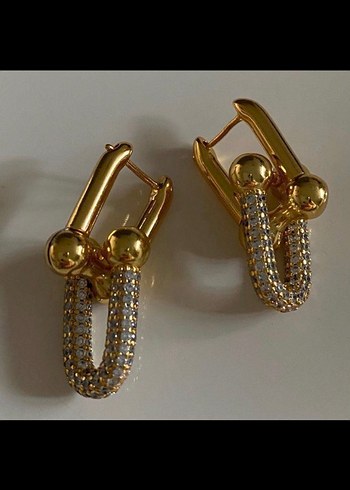 Tiffnay Model Zincir Detaylı Altın Kadın Takı Seti - Görsel 4