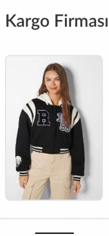 BERSHKA KOLEJ CEKET