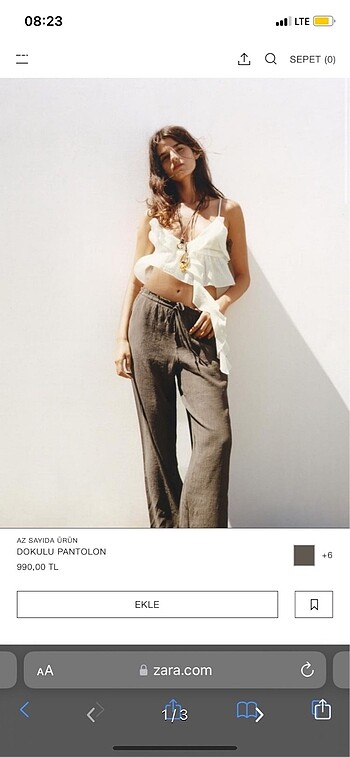 Zara pantolon