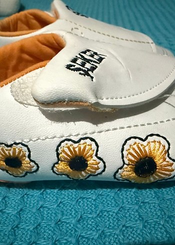 Beyaz Erkek Bebek İlk Adım Ayakkabısı - Görsel 4