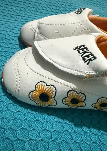 Beyaz Erkek Bebek İlk Adım Ayakkabısı - Görsel 3