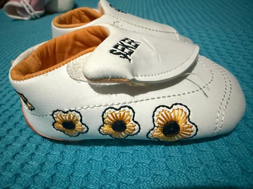 Beyaz Erkek Bebek İlk Adım Ayakkabısı - Görsel 4