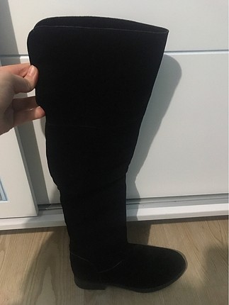 Siyah Süet Çizme