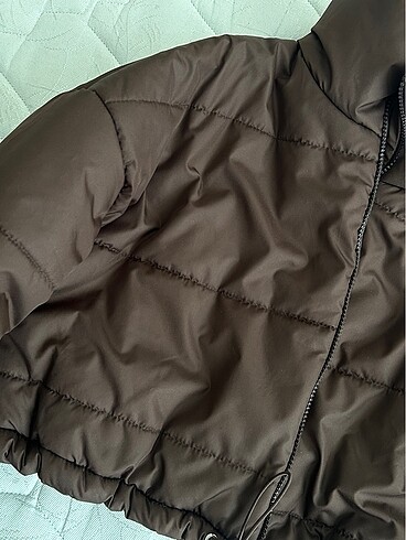 xs Beden VATKALI ACI KAHVE CROP MONT