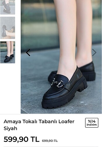 40 Beden Loafer ayakkabı