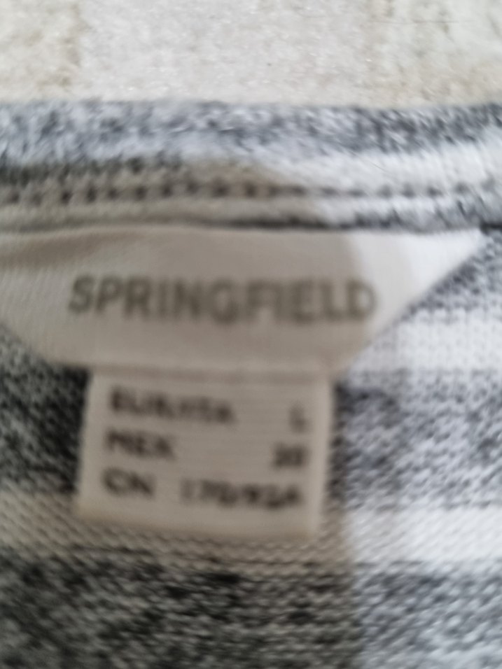 Gri Çizgili Uzun Kollu Kadın Triko - Görsel 4