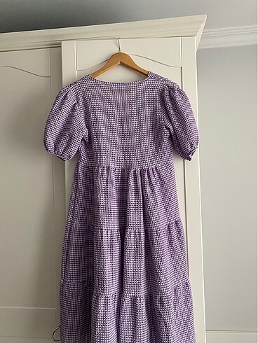 s Beden mor Renk Deniz Butik Elbise