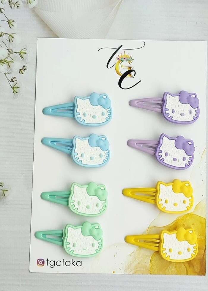 Hello Kity Çıt Çıt Toka  - Görsel 2