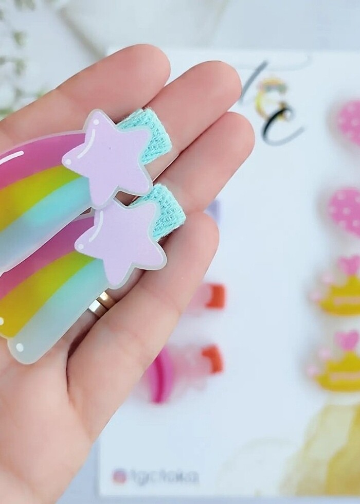 Karışık Figür Klips Toka  - Görsel 2