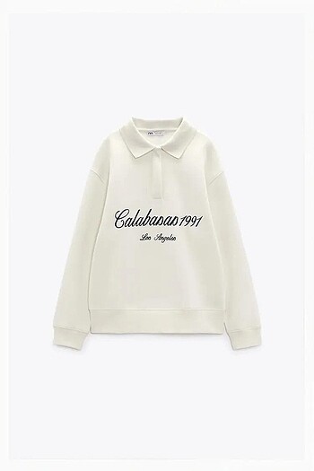 l Beden camel Renk Zara model sweat