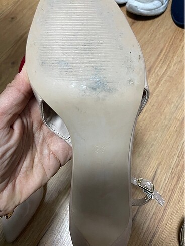 37 Beden ten rengi Renk Stiletto Ayakkabı