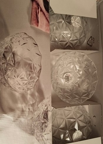 Bej Bohem Desenli Paşabahçe Cam Kase Seti - Görsel 2