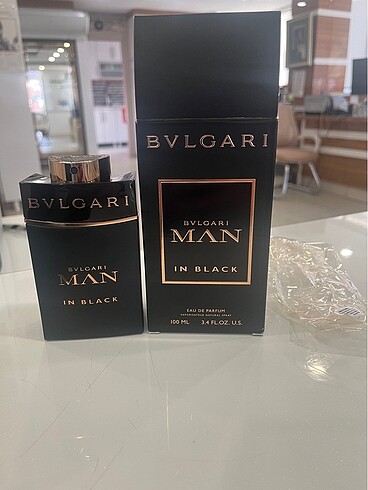 Bvlgari man in black