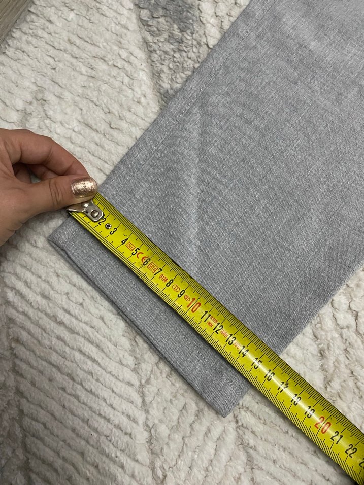 Gri Regular Fit Keten Erkek Pantolon - Görsel 4