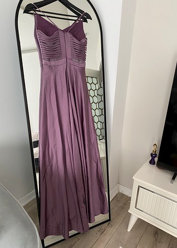 Sıfır Askılı Abiye Elbise - Görsel 5