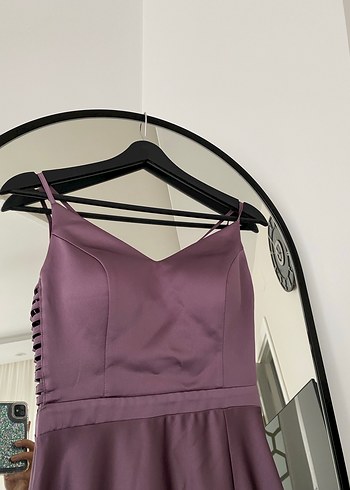 Sıfır Askılı Abiye Elbise - Görsel 3