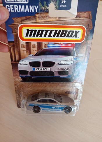 Matchbox Gri Almanya Polis Oyuncak Araba