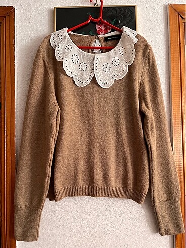 Vintage yaka triko kazak