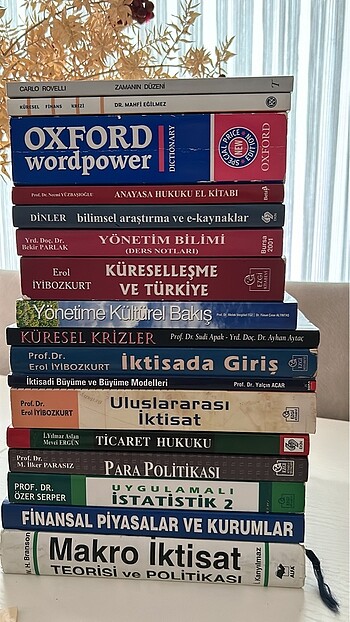 Çeşitli kitaplar