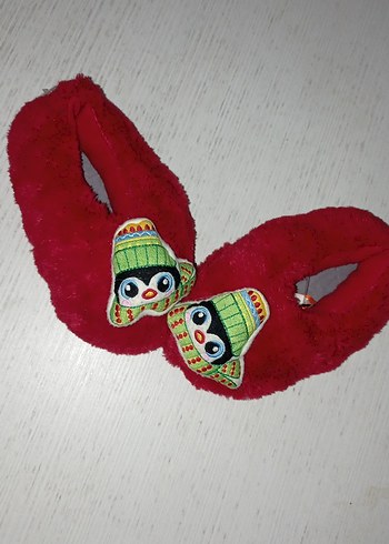 Kızlar için Renkli Nakışlı Sıcak Terlik - Görsel 2