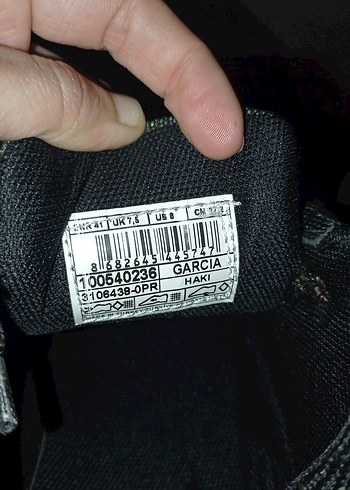 Kamuflaj Desenli Gri Outdoor Erkek Ayakkabı - Görsel 5